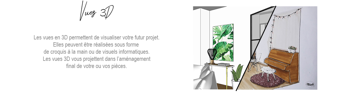 prestations croquis vues 3d