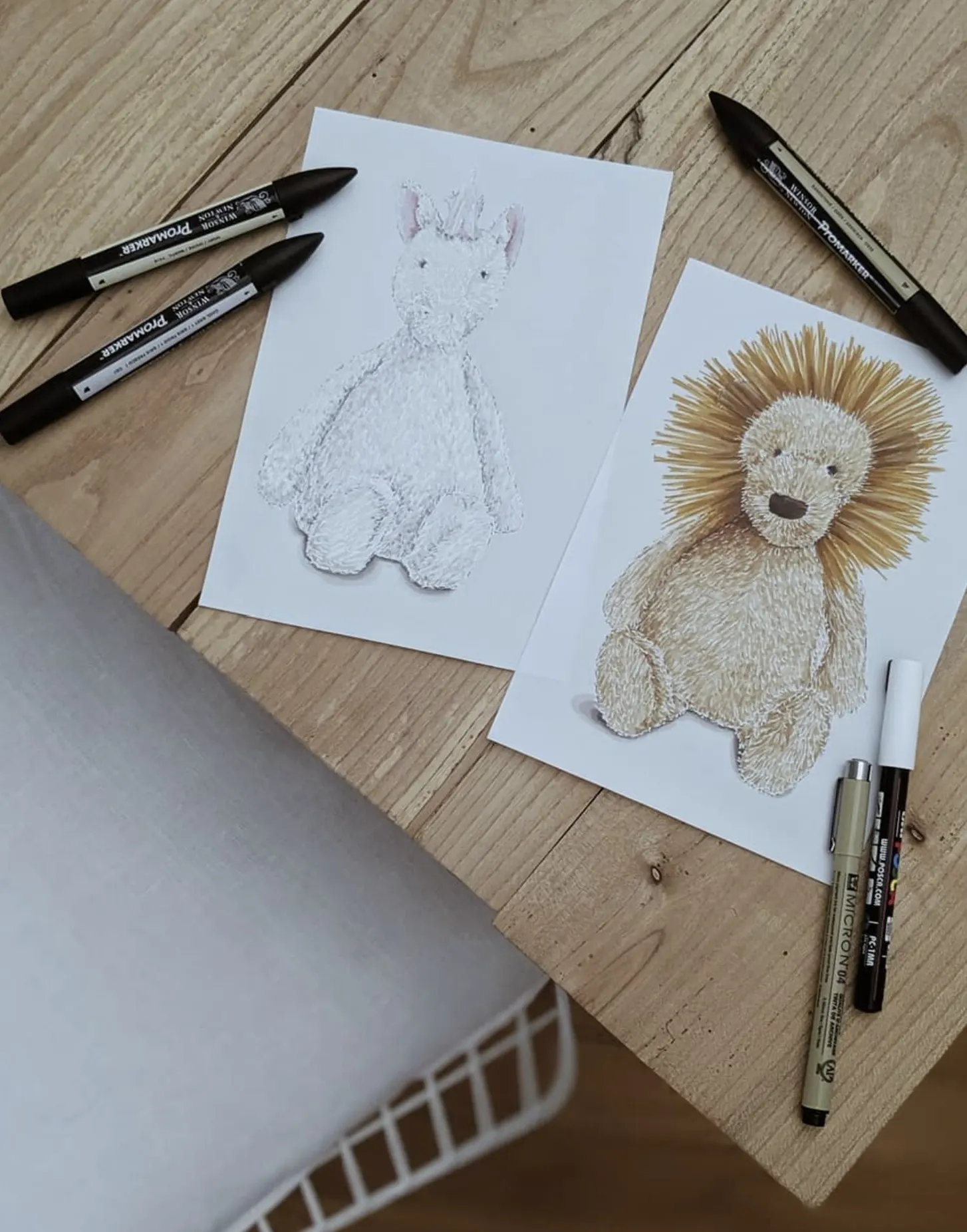dessin personnalisé doudou enfants